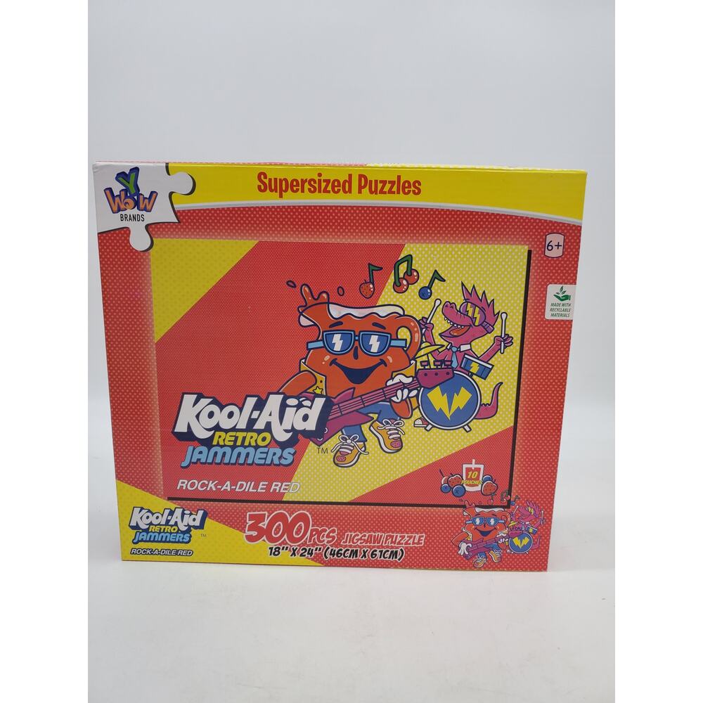 Kool-Aid Retro Jammers Puzzle - 300 PCS 18x24